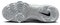 Nike Hyperdiamond 4 Pro White Low Rubber Cleats