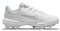 Nike Hyperdiamond 4 Pro White Low Rubber Cleats