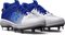 Under Armour Yard MT Royal/White Metal Cleats