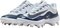 Nike Huarache Elite 4 White/Navy Low Rubber Cleats