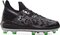 Under Armour Harper 8 Elite Black/Green High Rubber Cleats