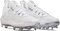 Under Armour Harper 8 Elite White/Silver High Rubber Cleats