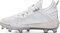 Under Armour Harper 8 Elite White/Silver High Rubber Cleats