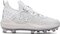 Under Armour Harper 8 Elite White/Silver High Rubber Cleats
