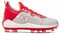 Under Armour Harper 8 Elite Scarlet/Silver High Rubber Cleats