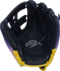 Rawlings REV1X Francisco Lindor 11.75" Infield Glove Purple/Yellow Pattern RHT