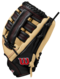 Wilson A500 12.5" Outfield Glove Tan/Black RHT