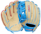 Wilson A450 12" Youth Outfield Glove Tan/Baby Blue/Red LHT