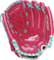 Rawlings Sure Catch Softball 10.5'' Youth Glove Pink/Mint/White RHT