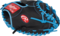Rawlings R9 32.5" Catcher Glove Black/Columbia Blue RHT