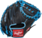 Rawlings R9 32.5" Catcher Glove Black/Columbia Blue RHT