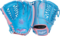 Rawlings Heart of the Hide 12.75" Outfield Glove Columbia Blue/Pink RHT