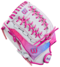 Wilson A440 12" Youth Outfield Glove White/Pink/Galaxy LHT