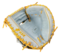 SSK EBC50 33" Catcher Glove Crocodile Pattern Colombia Blue/Gold RHT