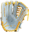 SSK EBC50 12.5" Outfield Glove Crocodile Pattern Colombia Blue/Gold LHT