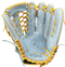 SSK EBC50 12.5" Outfield Glove Crocodile Pattern Colombia Blue/Gold RHT