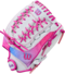 Wilson A440 12" Youth Outfield Glove White/Pink/Galaxy RHT