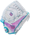 Wilson A440 11" Youth Infield Glove White/Teal/Pink RHT