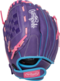 Rawlings Sure Catch Softball 11" Youth Glove Purple/Pink/Columbia Blue LHT