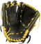 SSK EBC50 12" Pitcher/Infield Glove Crocodile Pattern Black/Gold RHT