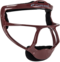 Rampage Softball Fielder's Facemask Maroon