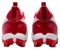 Nike Trout 9 White/University Red Low Rubber Cleats