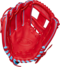 Wilson A500 11.5" Infield Glove Red/Baby Blue LHT