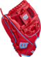 Wilson A500 11.5" Infield Glove Red/Baby Blue LHT