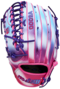 Wilson A2000 OT7SS 12.75&rdquo; Outfield Glove Pink/Purple/Blue/Cloud LHT