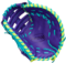 Wilson A2000 1612SS 12" First Base Glove Teal/Purple/Neon RHT