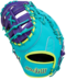 Wilson A2000 1612SS 12" First Base Glove Teal/Purple/Neon LHT