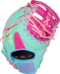Rawlings Heart Of The Hide 13" First Base Glove Mint/Hot Pink/Pink/Columbia Blue