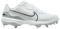 Nike Huarache Varsity 4 White/Grey Metal Cleats
