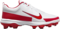 Nike Trout 9 Pro White/Scarlet Low Rubber Cleats
