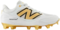 New balance PL3000L7 White/Metalic Gold Rubber Cleats