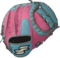 SSK Pro Custom 33" Catcher Glove Pink/Colombia Blue RHT