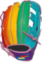 SSK Pro Custom 12.5" Outfield Glove Rainbow RHT