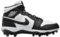 Nike Air Jordan 1 Black/White High Rubber Cleats