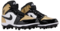 Nike Air Jordan 1 Metallic Gold/White/Black High Rubber Cleats