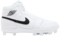 Nike Air Jordan 1 White/Black High Rubber Cleats