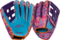 Rawlings REV1X 12.75" Outfield Glove Columbia Blue/Purple/Pink RHT
