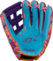 Rawlings REV1X 12.75" Outfield Glove Columbia Blue/Purple/Pink RHT