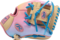 Rawlings Heart of the Hide Fun Burst 2.0 11.5" Infield Glove Camel/Columbia Blue/Pink RHT