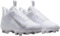 Nike Menace 4 White/Silver Rubber Cleats 
