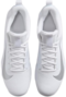 Nike Menace 4 White/Silver Rubber Cleats 