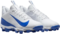 Nike Menace 4 White/Royal Rubber Cleats 