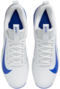 Nike Menace 4 White/Royal Rubber Cleats 
