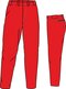 PA PRO - SSK Polyester Baseball/Softball Pants Scarlet