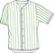 JE PIN - Baseball/softball jersey pinstripe