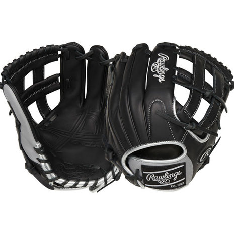 Rawlings Encore 12.25" Outfield Glove Black/Silver RHT